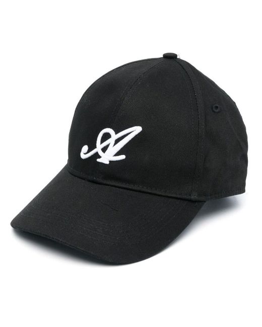Axel Arigato Black Signature Cap With Embroidered Logo In Cotton Man for men