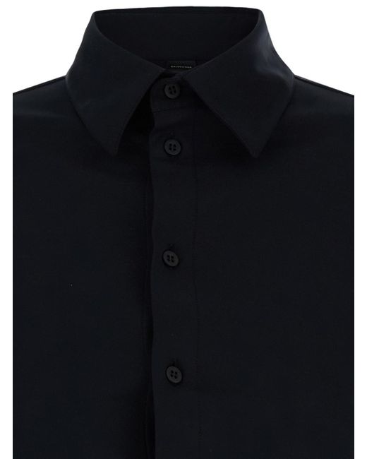 Balenciaga Black Elastic Shirt