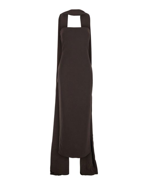 Solace London Brown Martine Midaxi Dress