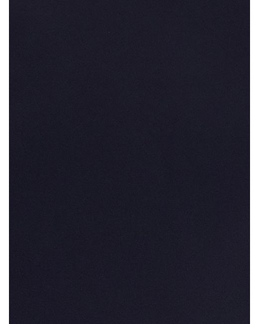 Antonelli Blue Long Dress With V-Neck, Long Sleeves And Back Closure, Satin