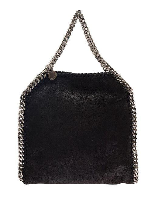 Stella McCartney Black Tiny Tote Bag With Charm