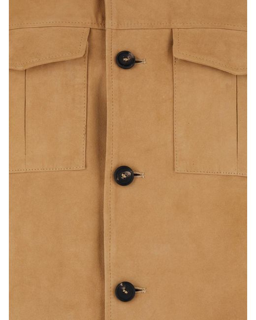 Tagliatore Natural Jacket With Classic Collar for men