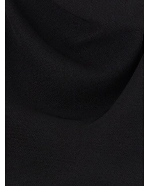 FEDERICA TOSI Black Short Cut Off Dress