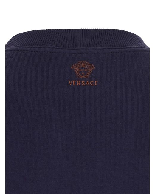 Versace Blue T-Shirt Vintage for men