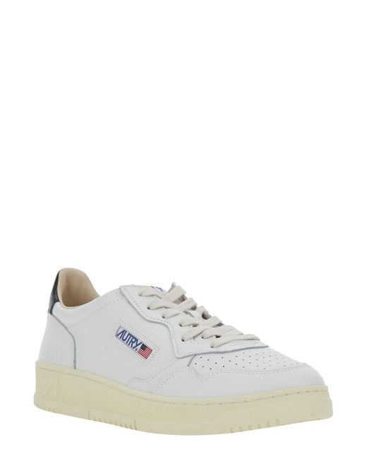 Autry White Medalist Low Lea/Lealogo for men