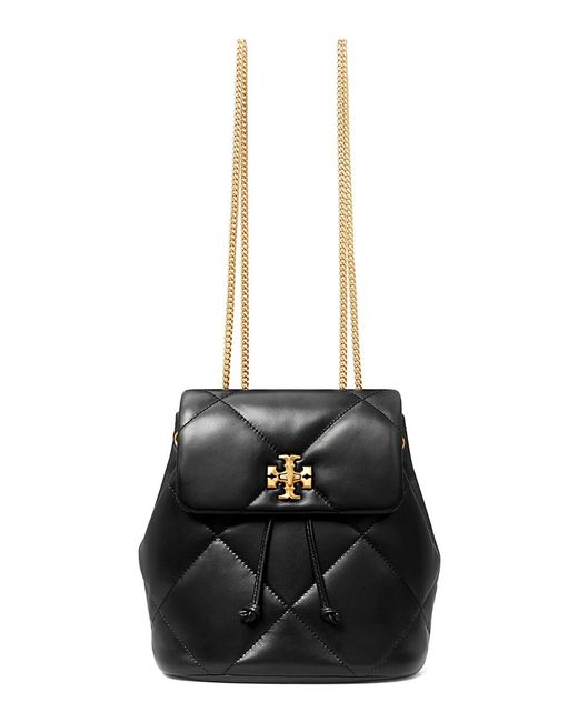 Tory Burch Black Backpack Kira Quilted Leather