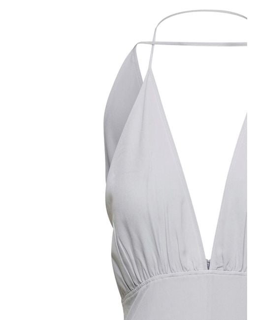 Totême  White Halterneck Midi Dress