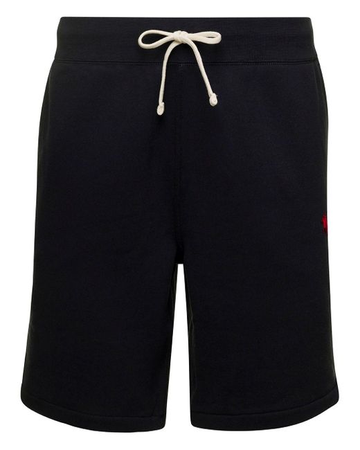 Polo Ralph Lauren Shorts With Drawstring With Embroidered Logo In Cotton  Blend Man in Blue for Men | Lyst