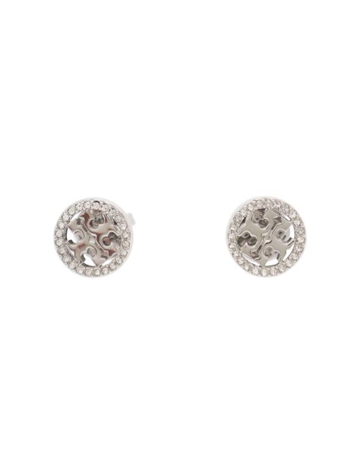 Silver tory new arrivals burch earrings