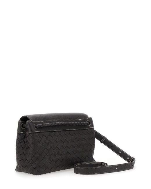 Borsa A Spalla 'Andiamo' Con Dettaglio Knot Sul Fronte di Bottega Veneta in Black da Uomo