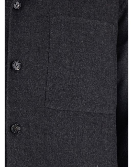 Bottega Veneta Blue Jacket With Wide Notched Revers for men