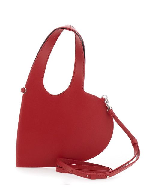 Borsa A Tracolla 'Baby Heart' A Forma Di Cuore Con Tracolla Re di Coperni in Red