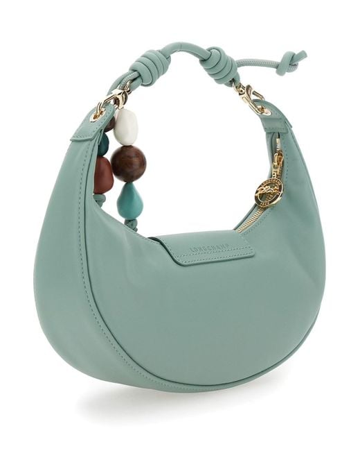 Borsa A Mano 'Le Pliage Céramique' Media Con Decorazione Con di Longchamp in Green