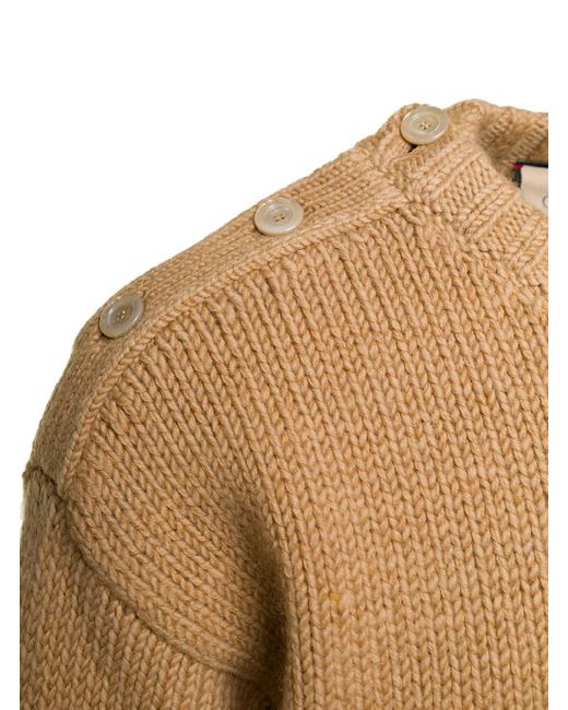 Gucci Blue Wool Crewneck Jumper for men