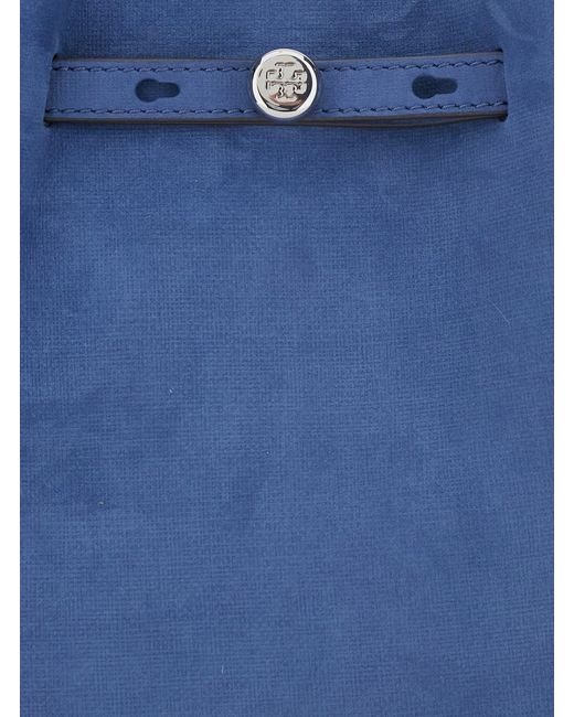Tory Burch Blue Handbag Romy Bucket
