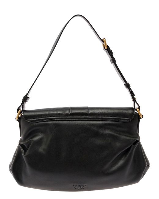 Pinko Black 'Classic Jolene' Shoulder Bag With Maxi Buckle