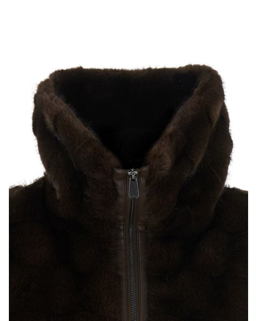 Pinko Black Sleeveless Gilet With Side Pockets