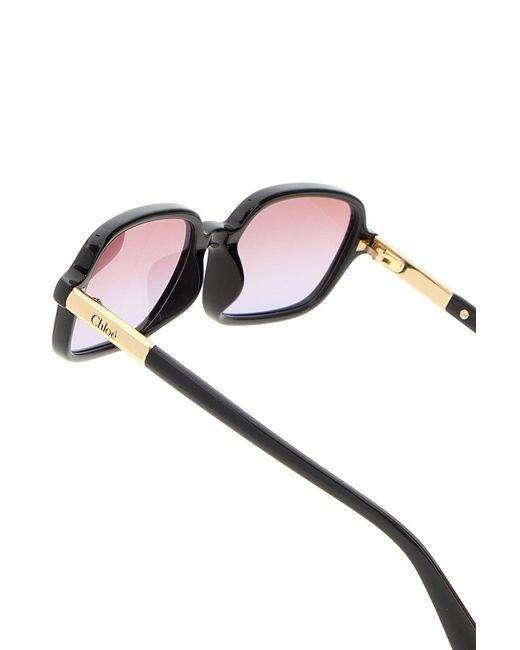 Chloé White Acetate Judy Sunglasses