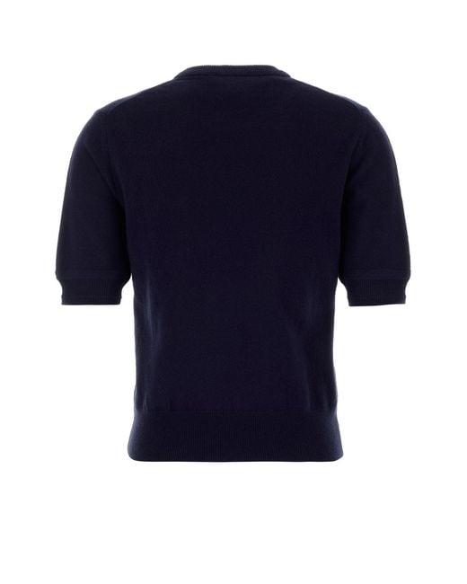 Jil Sander Blue Cn Slv Jumper