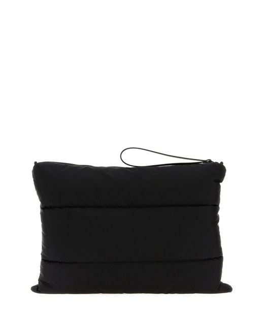 Moncler Black Nylon Caradoc Laptop Case for men