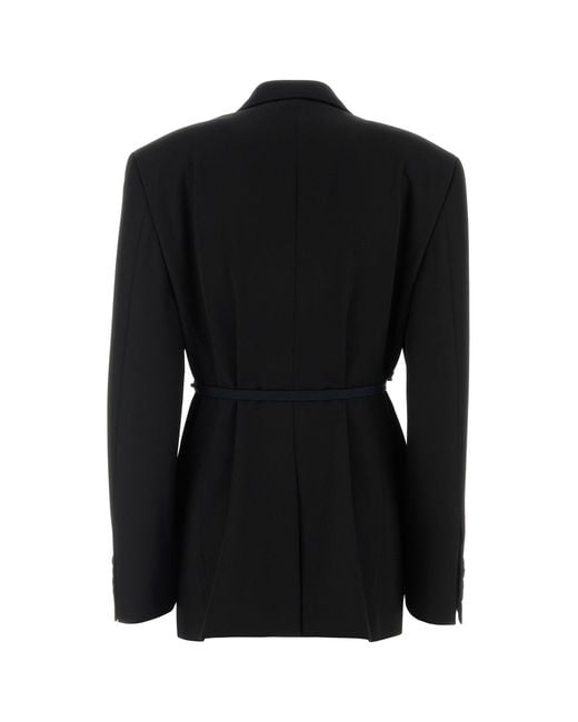 Balenciaga Black Wool Oversize Blazer