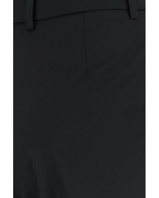 PT Torino Black Stretch Polyester Blend Pant