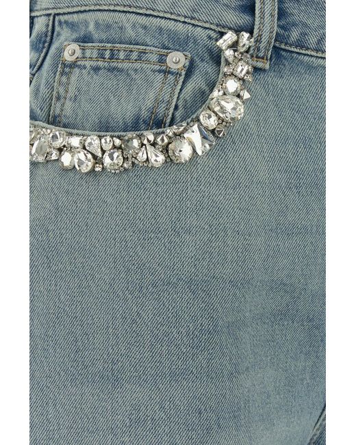 McQueen Blue Denim Jeans