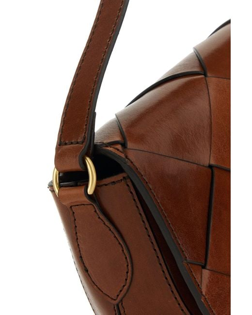 The Bridge Brown Leather Crossbody Bag