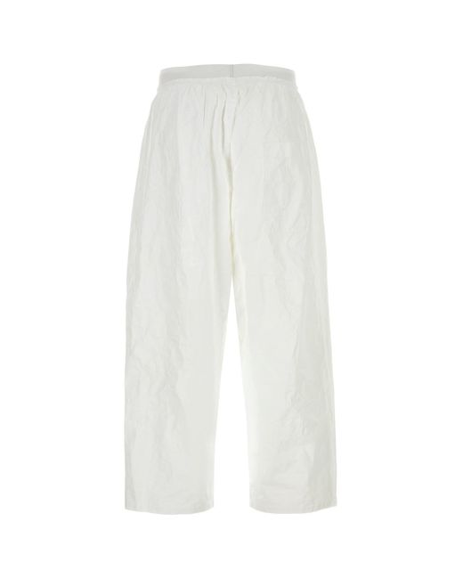Hed Mayner White Pantalone for men