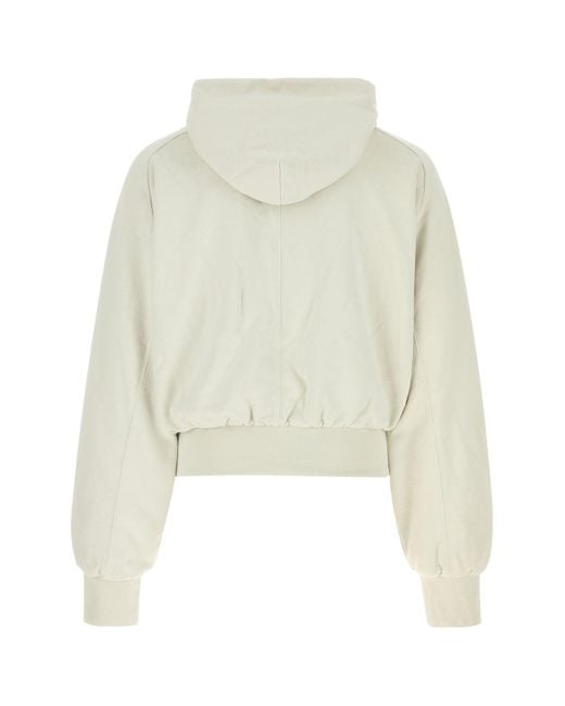 Entire studios White Chalk Cotton Sweatshirt