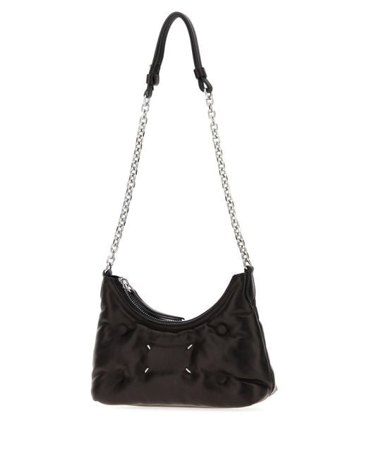 Maison Margiela Black Leather Shoulder Bag