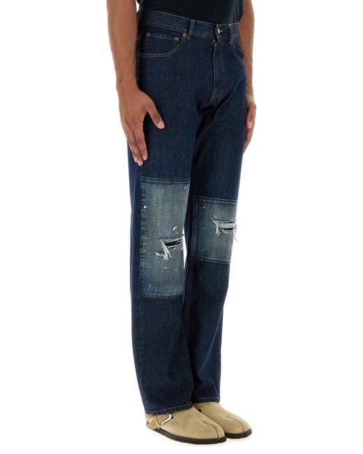 MM6 by Maison Margiela Blue Denim Jeans for men