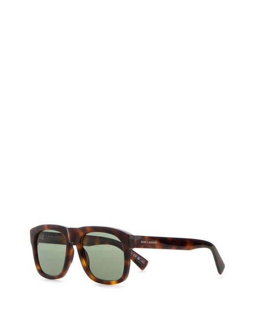 Occhiali da sole SL 558 in acetato stampato di Saint Laurent in Gray