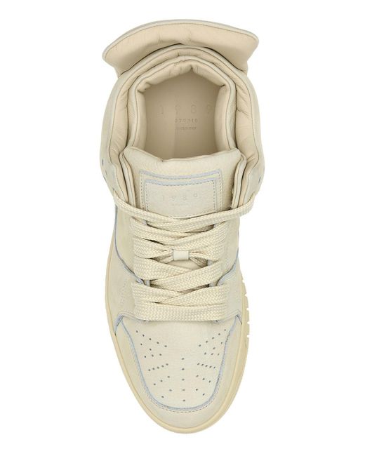 1989 STUDIO White Ivory Leather Sneakers for men