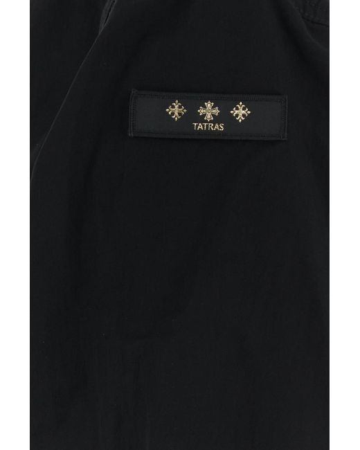 Tatras Black Nylon Ottamota Bomber Jacket