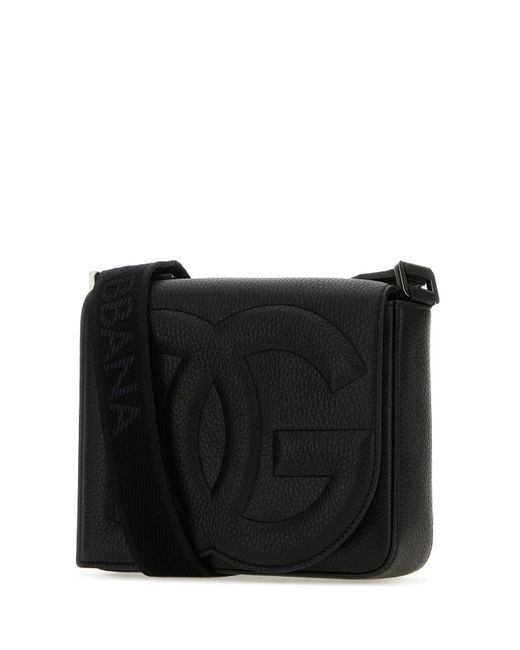 Dolce & Gabbana Black Shoulder Bags for men