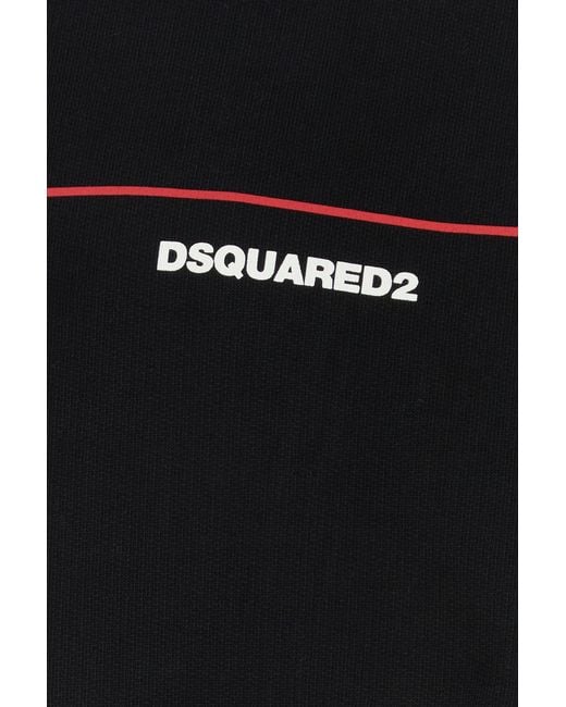 DSquared² Black Dsquared Cotton Sweatshirt for men