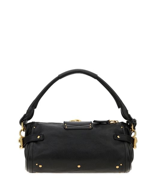 Chloé Black Leather Paddington Shoulder Bag