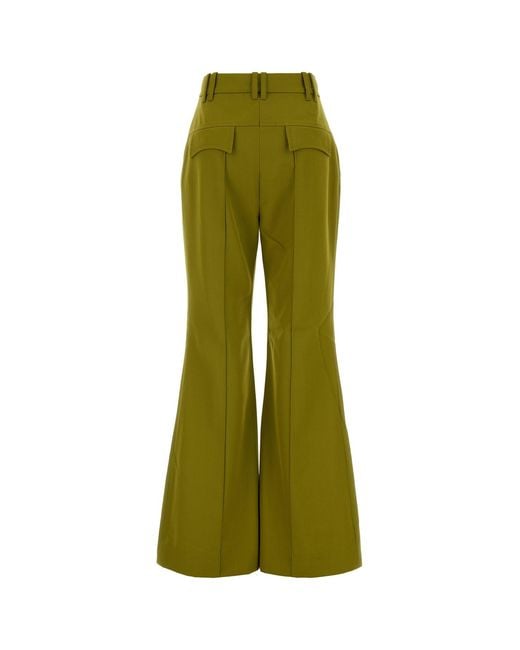 Zimmermann Green Pistachio Polyester Blend Pant