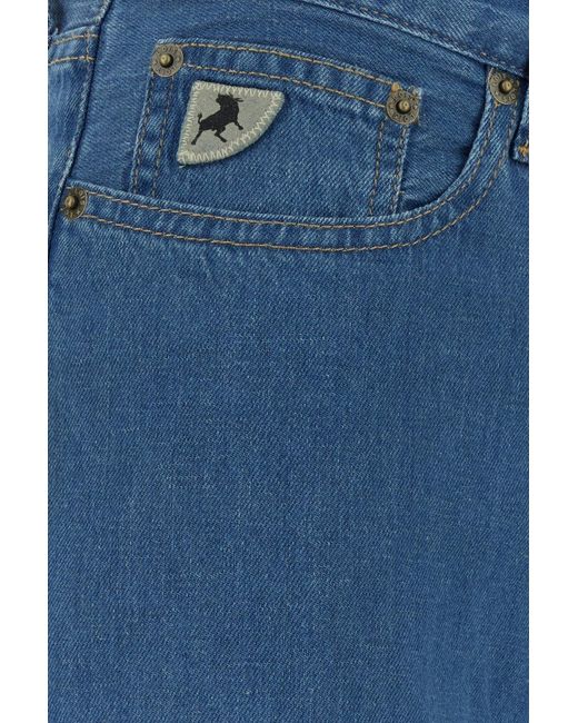 Lois Blue Denim Wide-leg Jeans