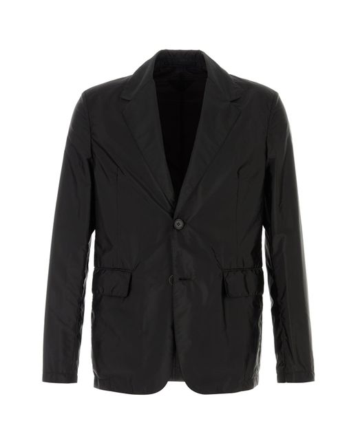 Giacca in Re-Nylon nero di Prada in Black da Uomo