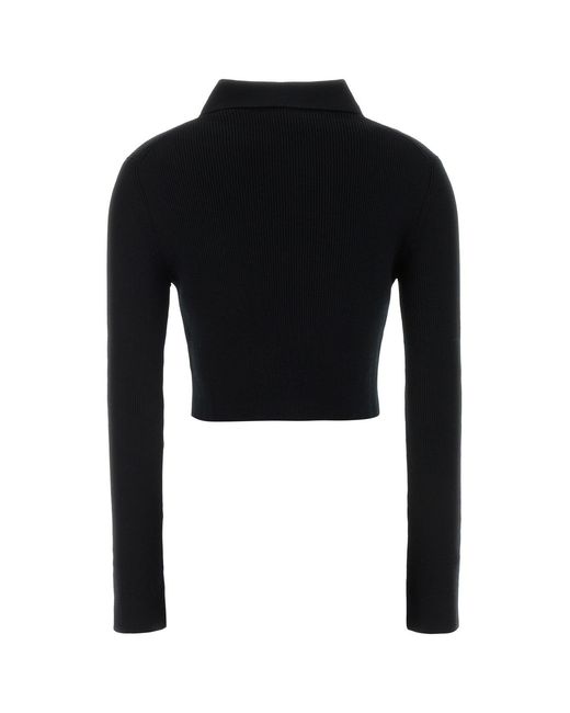 Jil Sander Black Wool Cardigan