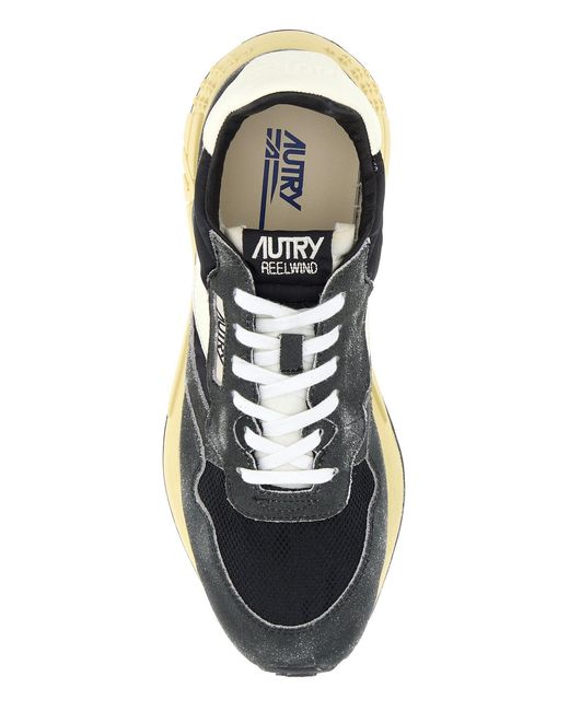 Autry Black Color Block Sneakers for men