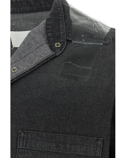 Maison Margiela Black Denim Shirt for men