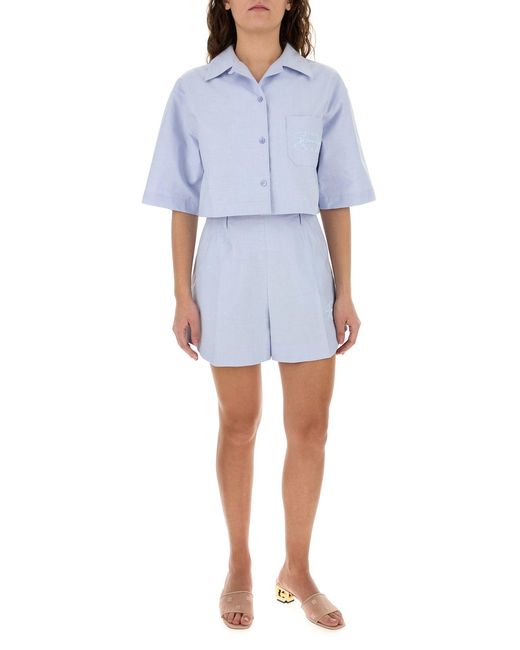 Camicia Corta di Givenchy in Blue