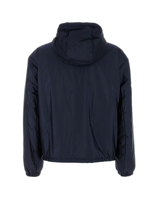 Giubbino imbottito in Re-Nylon blu navy di Prada in Blue da Uomo