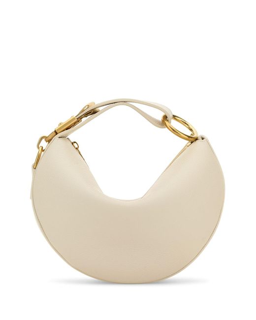 Borsa a mano Knight Arc in pelle avorio di Burberry in Natural