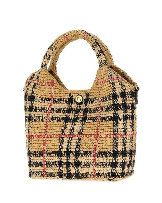 Burberry Metallic Embroidered Margate Handbag