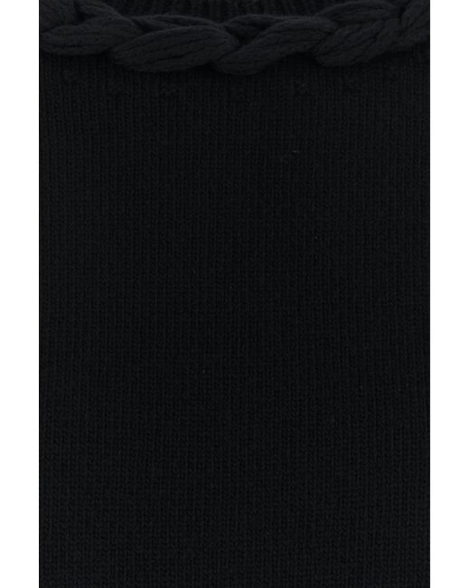 Valentino Garavani Black Wool Sweater