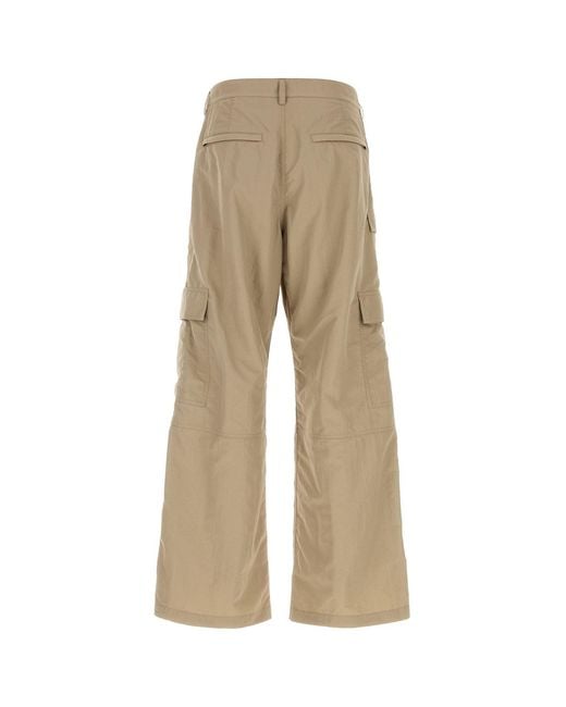 Balenciaga Natural Beige Nylon Cargo Pant for men